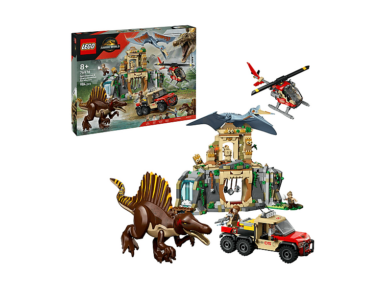 COSTRUZIONI LEGO Jurassic World Missione aerea con Spinosauro e Quetzalcoatlus - 76976