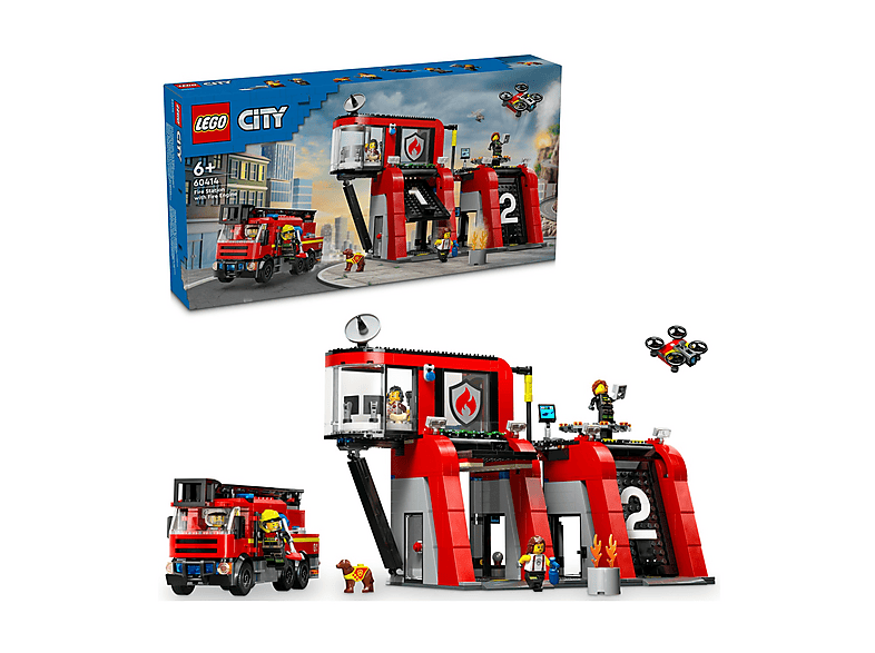 COSTRUZIONI LEGO Caserma Pompieri Autopom