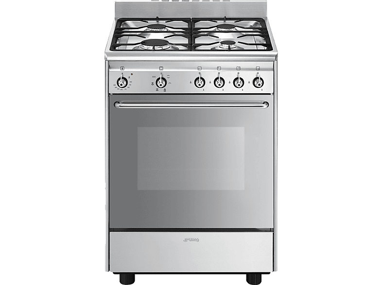 Smeg SCD60EMX9 Standherd (EEK: A, Gaskochfeld, 70 l, Edelstahl)