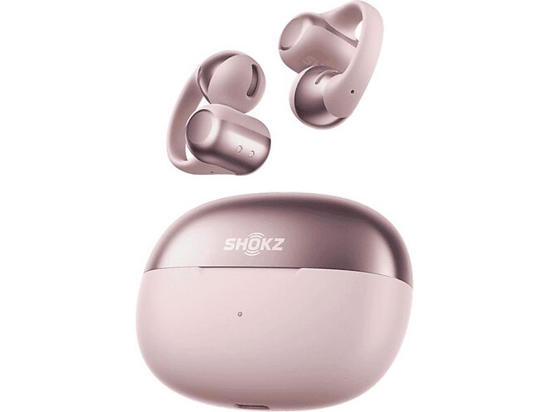 Auriculares True Wireless - Shokz Open Dots One, 40 h de autonomía, Rosa