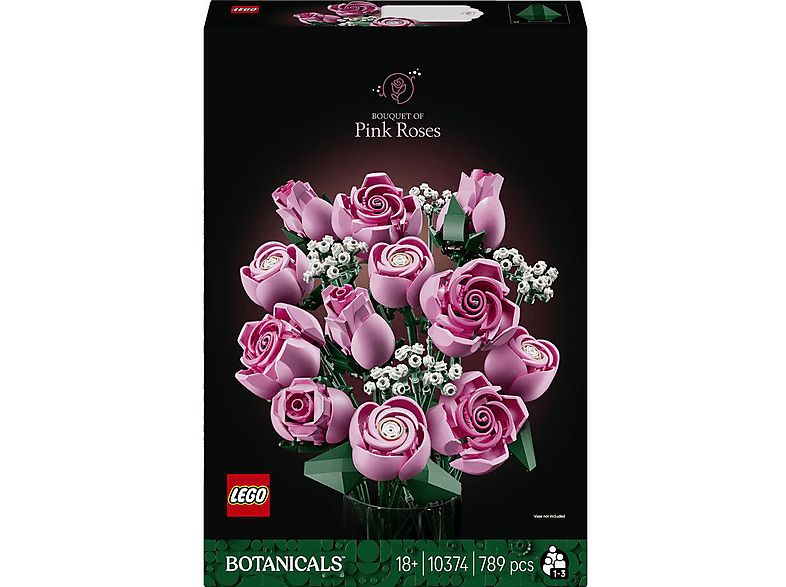 Lego The Botanical Collection 10374: Rosa Rosenstrauß Bausatz — Foto 3 von 5