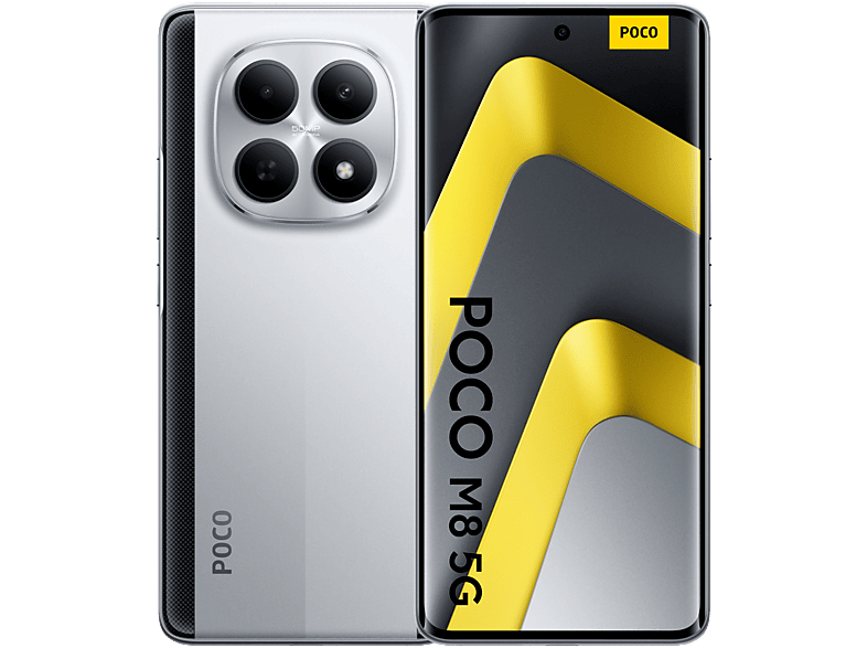 POCO M8 5G 8/256GB 6,77" 120Hz 50Mpix Srebrny