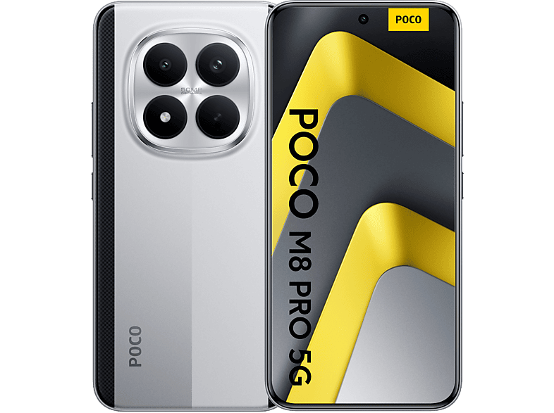 POCO M8 Pro 5G 12/512GB 6,83" 120Hz 50Mpix Srebrny