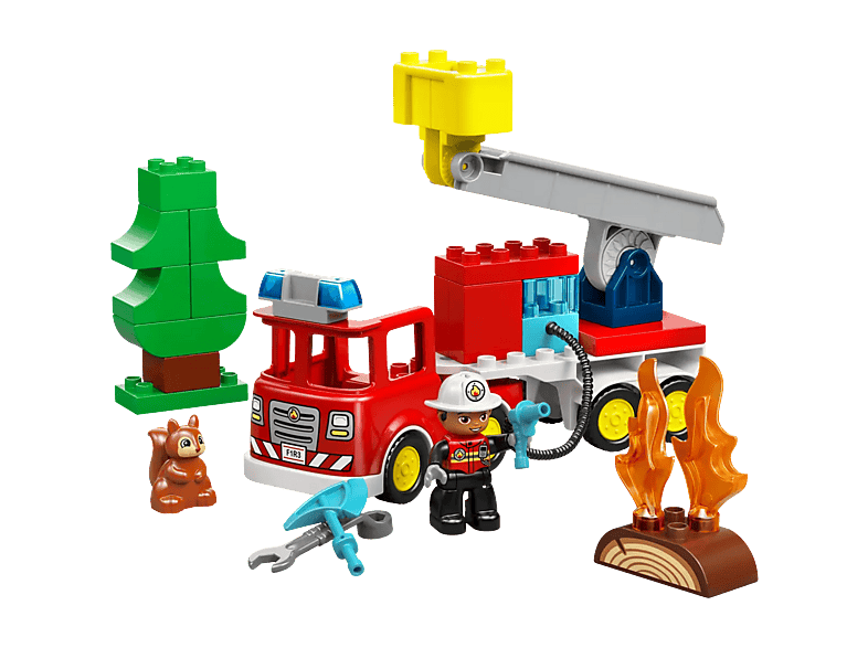 Lego Duplo 10473 Brandweertrucken Brandweerman Bouwstenen