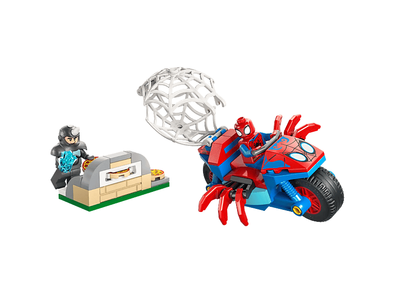 Lego Spider-man 11206 Spidey Op Zijn Motor Bouwstenen afbeelding