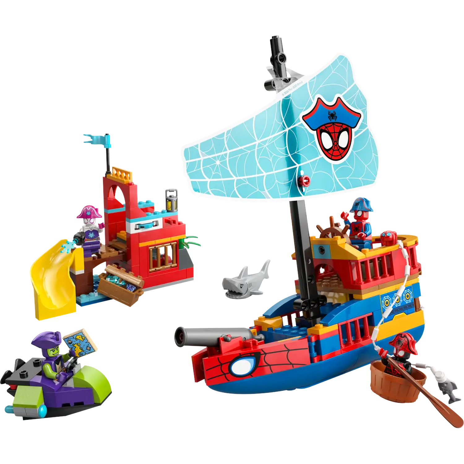 Lego Spider-man 11208 Team Spidey Piratenschip Bouwstenen