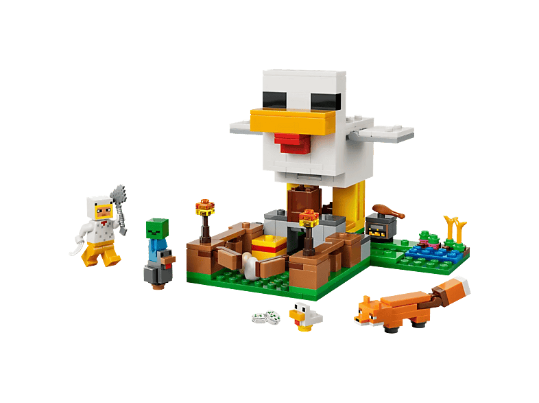 Lego Minecraft 21585 Kippenboerderij Bouwstenen afbeelding