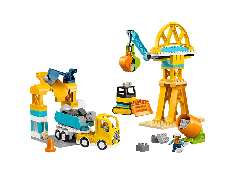 LEGO DUPLO 3-en-1 Chantier et Véhicules