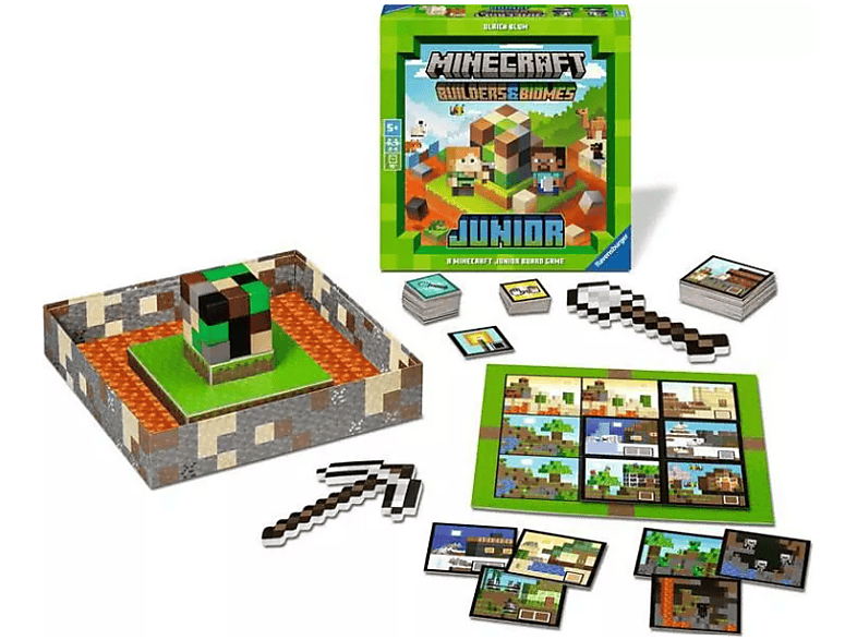 Ravensburger Minecraft Builders & Biomes Junior - Kinderspiel ab 5 Jahre — Foto 2 von 2