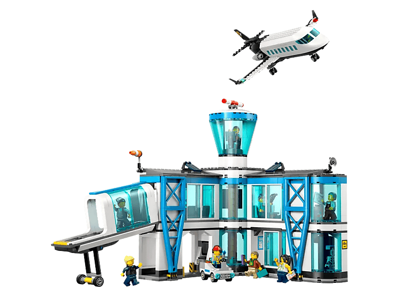 Lego City 60502 Luchthaven Met Vliegtuig Bouwstenen Multicolor
