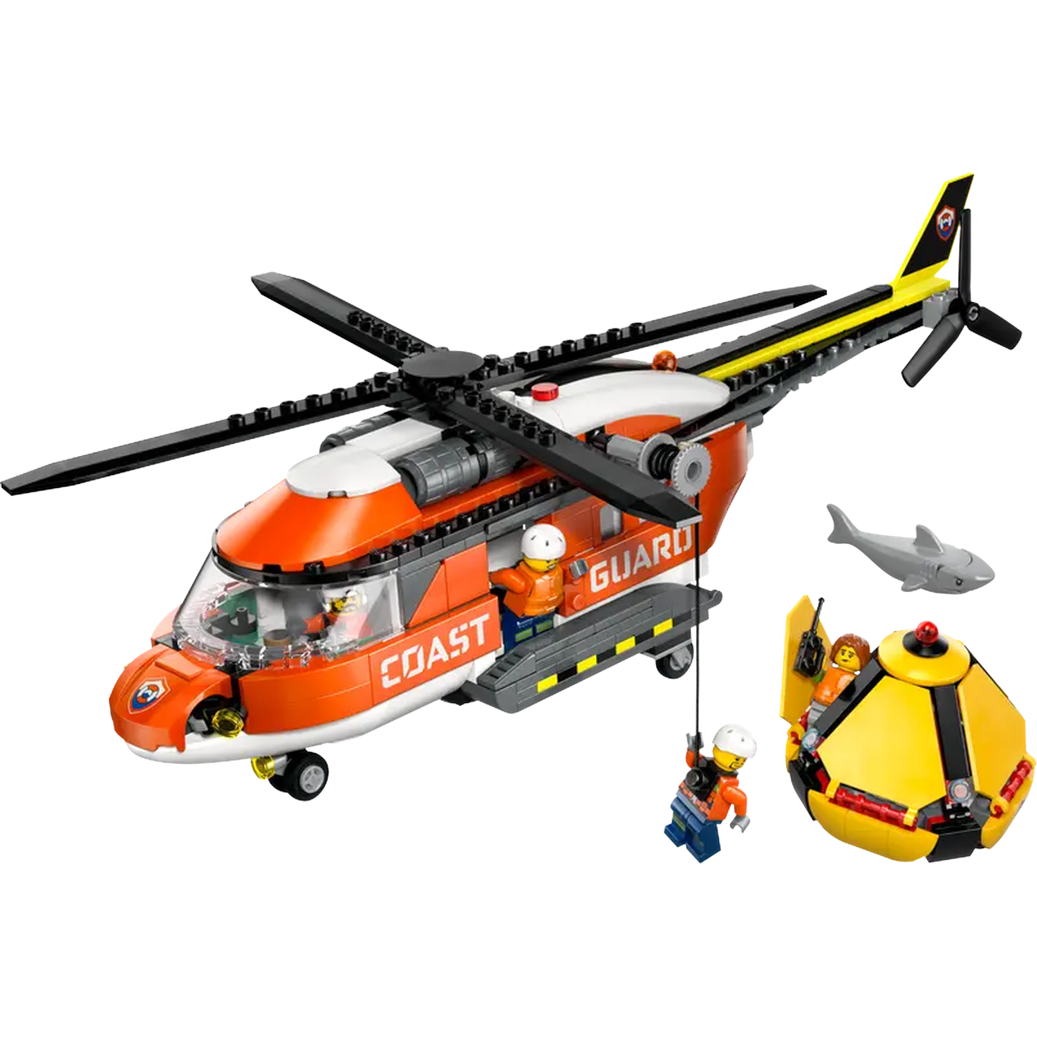 Lego City 60503 Kustwacht Helikopter Bouwstenen