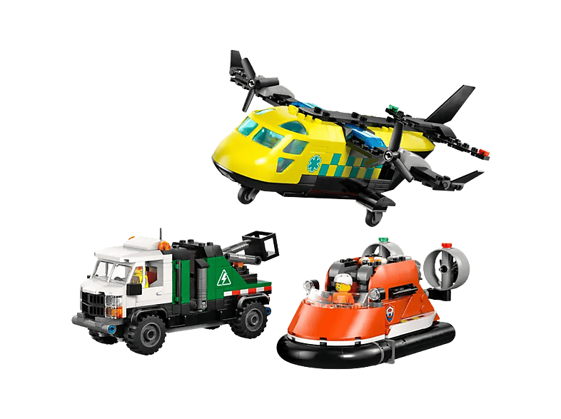 Lego City 60505 Vliegtuig Wagen Hovercraft Bouwstenen