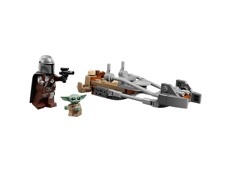 Lego Star Wars 75436 Mandalorian En Grogu's Bike Bouwstenen afbeelding