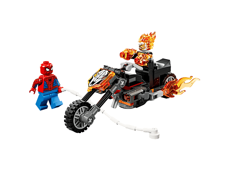 Lego Marvel 76335 Spiderman Vs Ghost Rider Moto Bouwstenen afbeelding