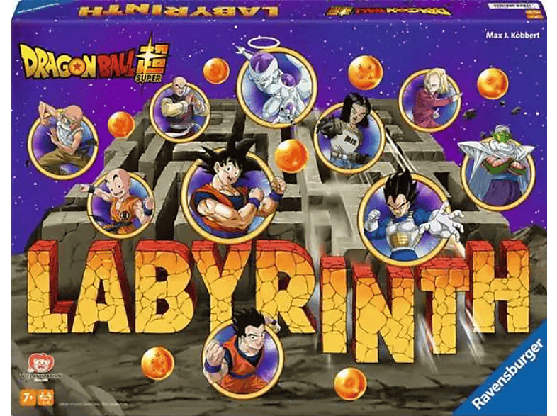 Ravensburger Dragon Ball Super Labyrinth - Gesellschaftsspiel ab 7 Jahre; Familienspiele