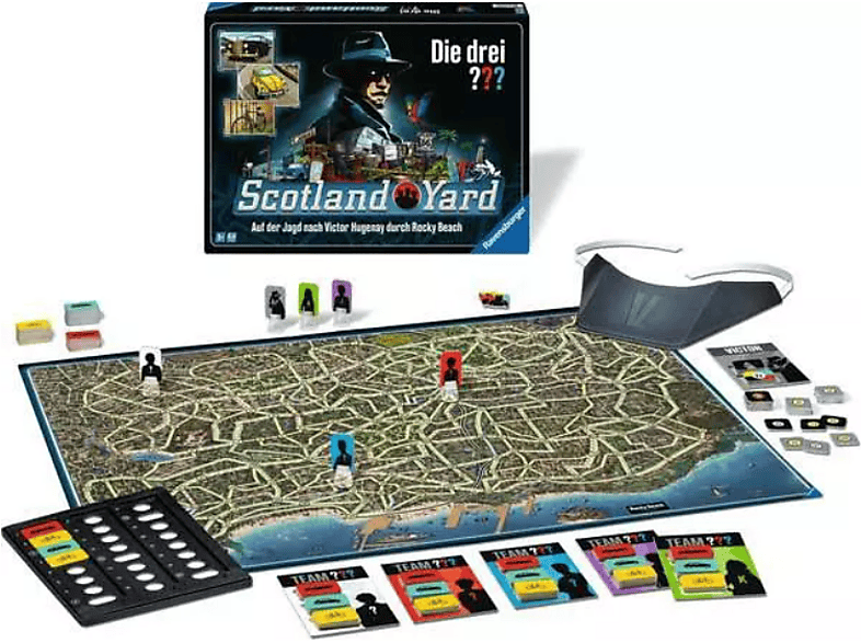 Ravensburger Die drei ??? Scotland Yard - Gesellschaftsspiel ab 8 Jahre; Familienspiele — Foto 2 von 3