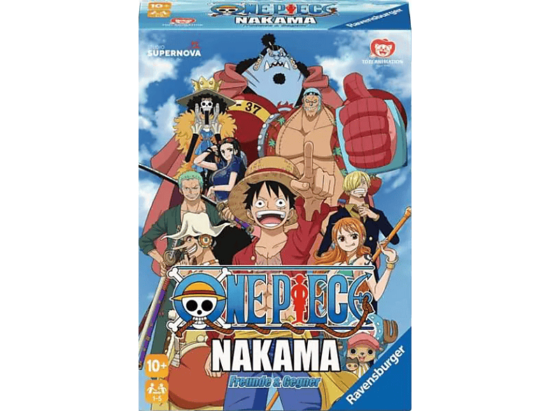 Ravensburger One Piece Nakama - Gesellschaftsspiel ab 10 Jahre; Familienspiele