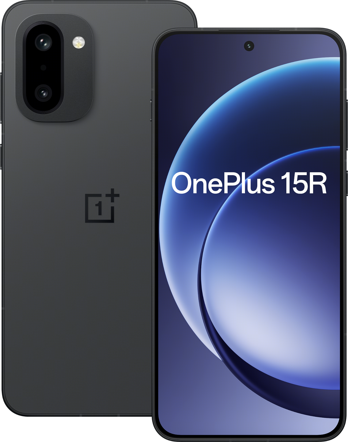 ONEPLUS 15R 12GB - 256 GB Charcoal Black afbeelding