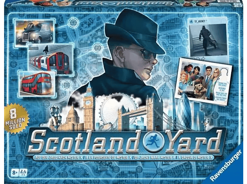 Ravensburger Scotland Yard - Gesellschaftsspiel ab 8 Jahre; Familienspiele
