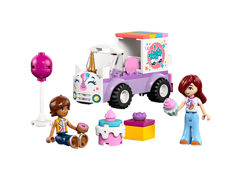Lego Friends 42675 Eenhoorn Taartenbezorgauto Bouwstenen afbeelding