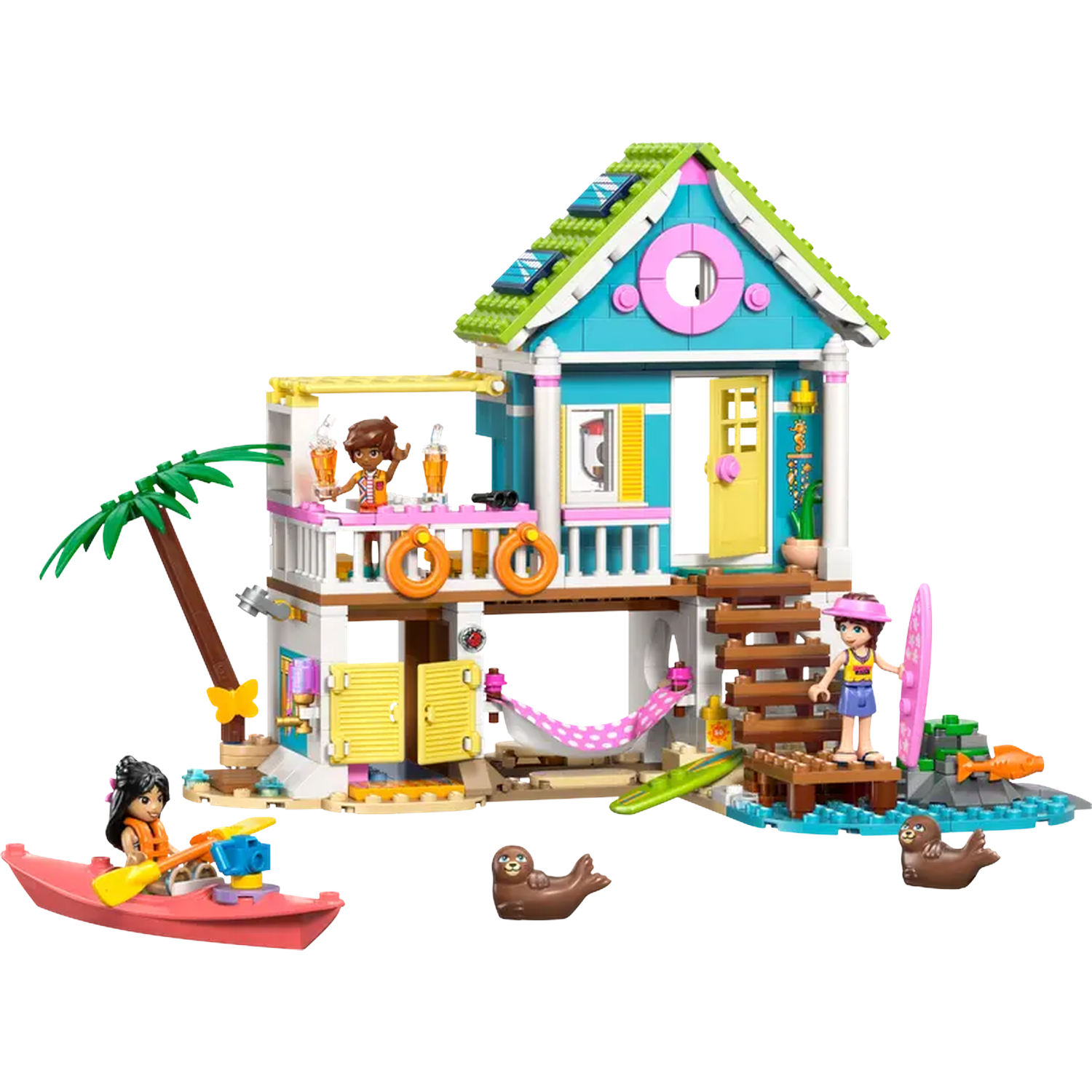 Lego Friends 42699 Strandhuis Met Zeehonden Bouwstenen