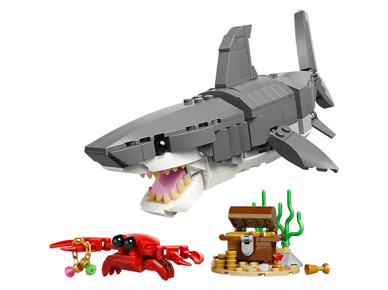 LEGO Creator 3in1 Woeste haai met schatkist