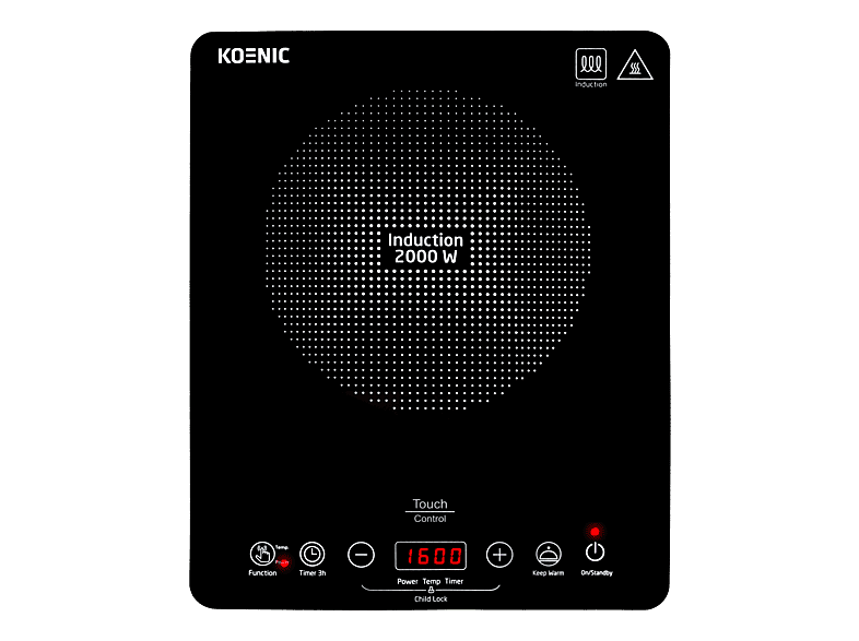 Płyta indukcyjna KOENIC KIP 201025 Czarna