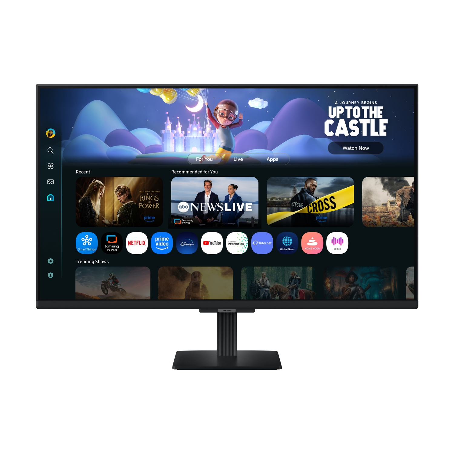 SAMSUNG Smart Monitor M5 - M50F MONITOR, 32 ", Full-HD, 1920 x 1080 Pixel, tempo di risposta 4 ms, refresh rate 60 Hz