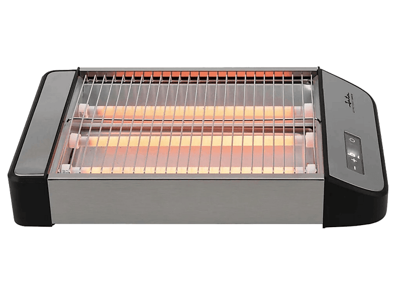 Tostadora - Jata JETT1590, 1000 W, 6 Niveles de Tostado, Control Táctil, Gris