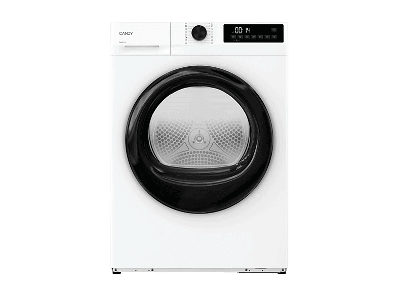 REACONDICIONADO Seminuevo Muy bueno Secadora bomba de calor - Candy GD 9N2B-S, 9kg, 16 Programas, Carga Frontal, Función Anti-Arrugas, Blanco