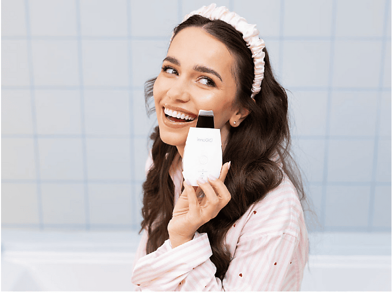 Peeling kawitacyjny z terapią EMS INNOGIO GIOperfect GIO-730 Biały – zdjęcie 3