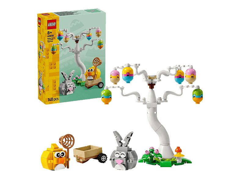 LEGO 70808 Osterhase und Ostereisuche Bausatz, Mehrfarbig Kunststoff
