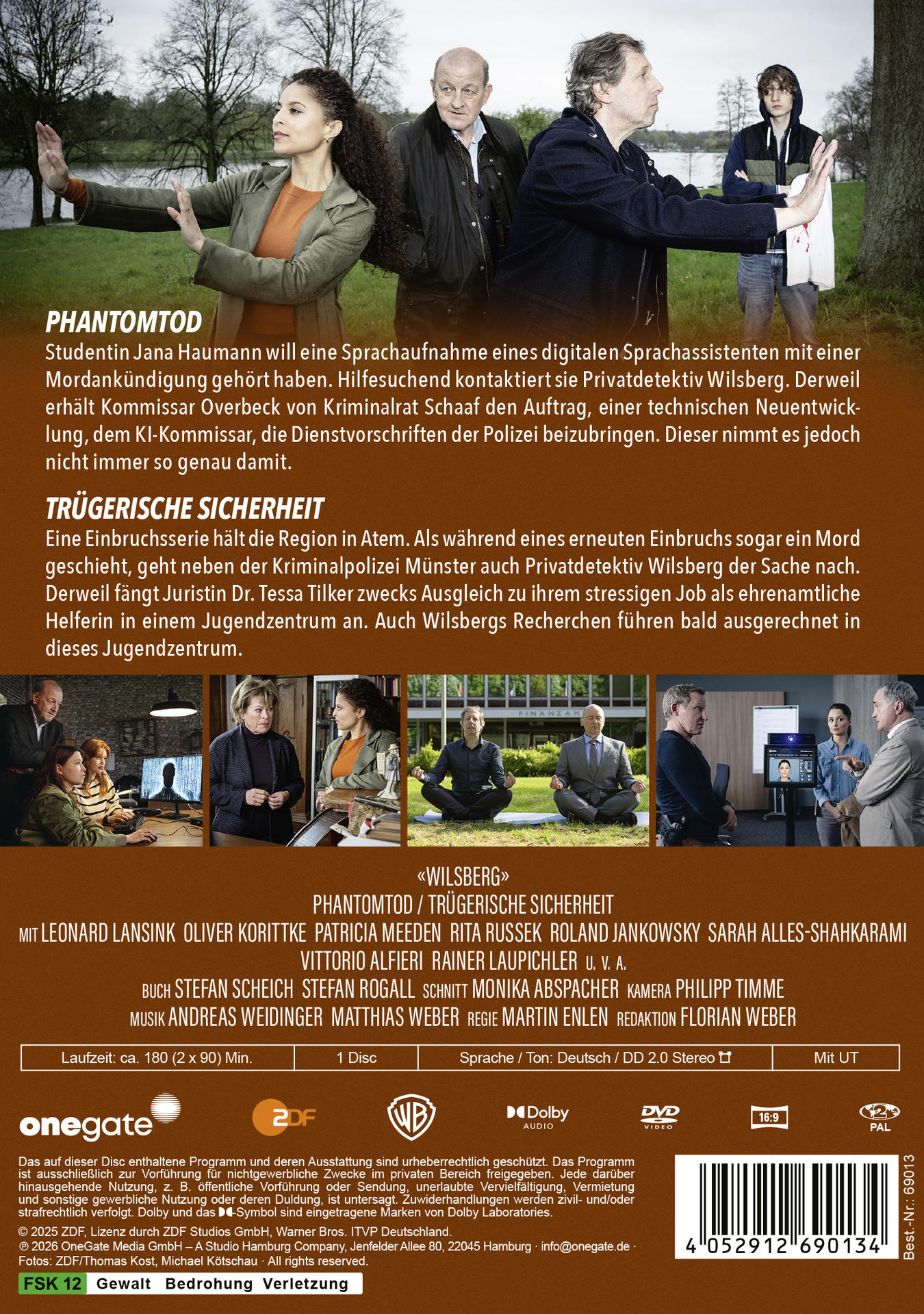 Die DVD-Hülle zeigt Schauspieler, Filmtitel und Details. Der Hintergrund zeigt eine Szene mit Bäumen und Himmel.