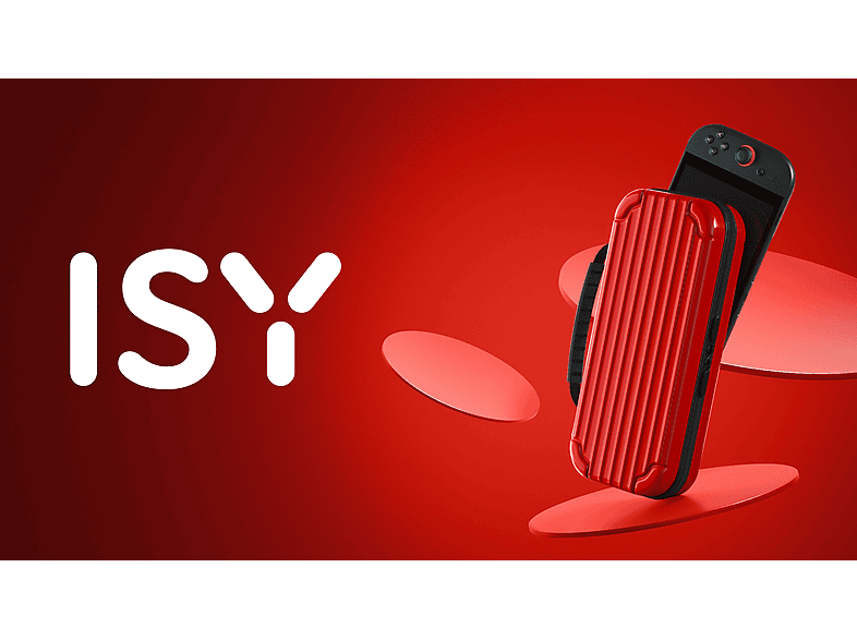 Thumbnail - ISY IC-5028-RD Storage Bag for Switch 2 Aufbewahrungstasche, Rot