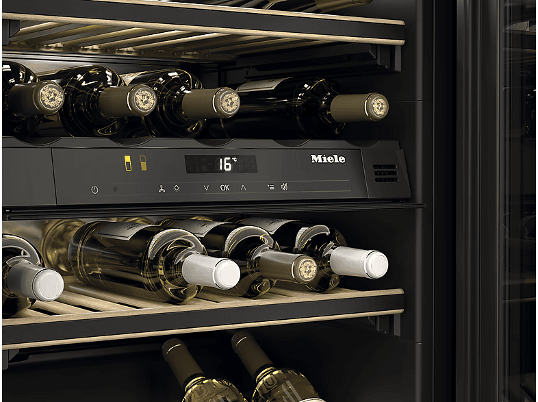 Miele KWT 6422 iG-1 Weinlagerschrank (105 l, 143 kWh, EEK: G, Pearlbeige, Anzahl Flaschen: 33) — Foto 2 von 4