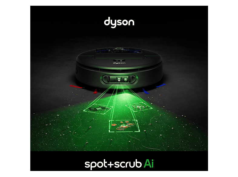 Dyson spot + scrub Ai Saugroboter (Schwarz/Blau, Laufzeit: 140 Min., mit Absaugstation) — Foto 2 von 5