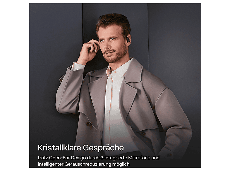 Shokz OpenFit Pro, Open-ear Kopfhörer, Schwarz — Foto 5 von 5