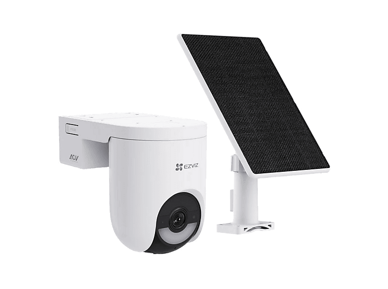 Ezviz HB8 Lite + Panel Solar, 2560 × 1440, Outdoor, Función visión nocturna, IP65, Seguimiento Inteligente, 4G, Blanco