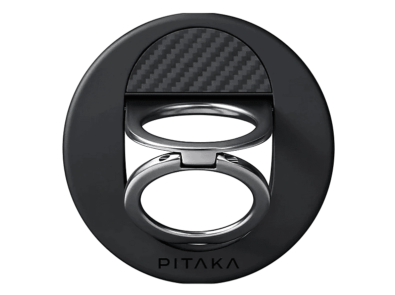 Uchwyt i podstawka PITAKA MagEZ Grip 3 MagSafe Czarno-szary – zdjęcie 3