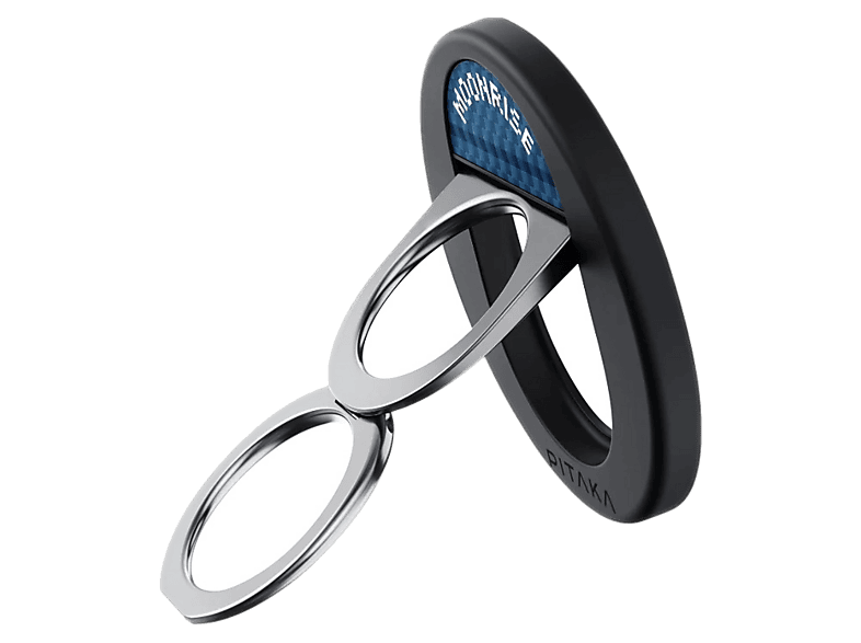 Uchwyt i podstawka PITAKA MagEZ Grip 3 MagSafe Czarno-niebieski