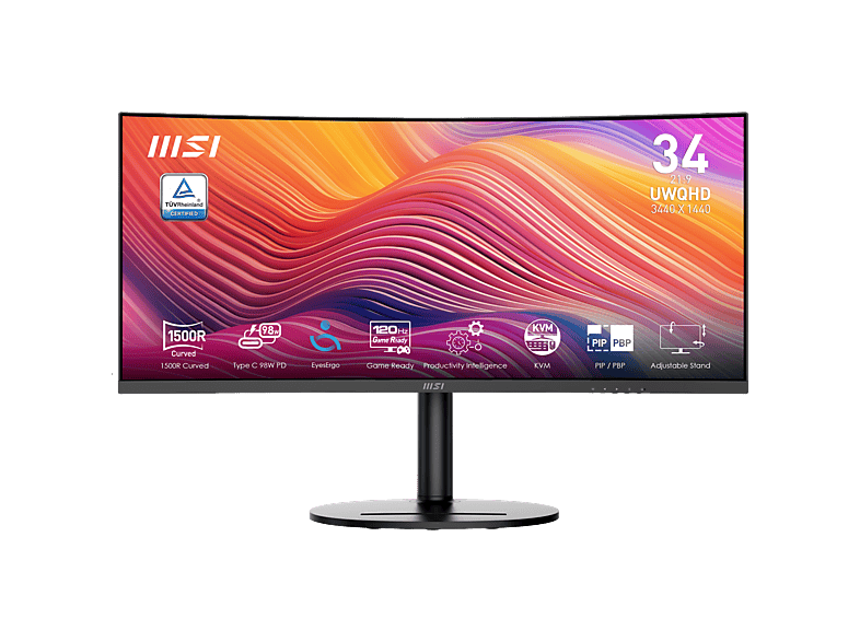 Moniteur incurvé MSI Modern MD342CQP 34 pouces UWQHD