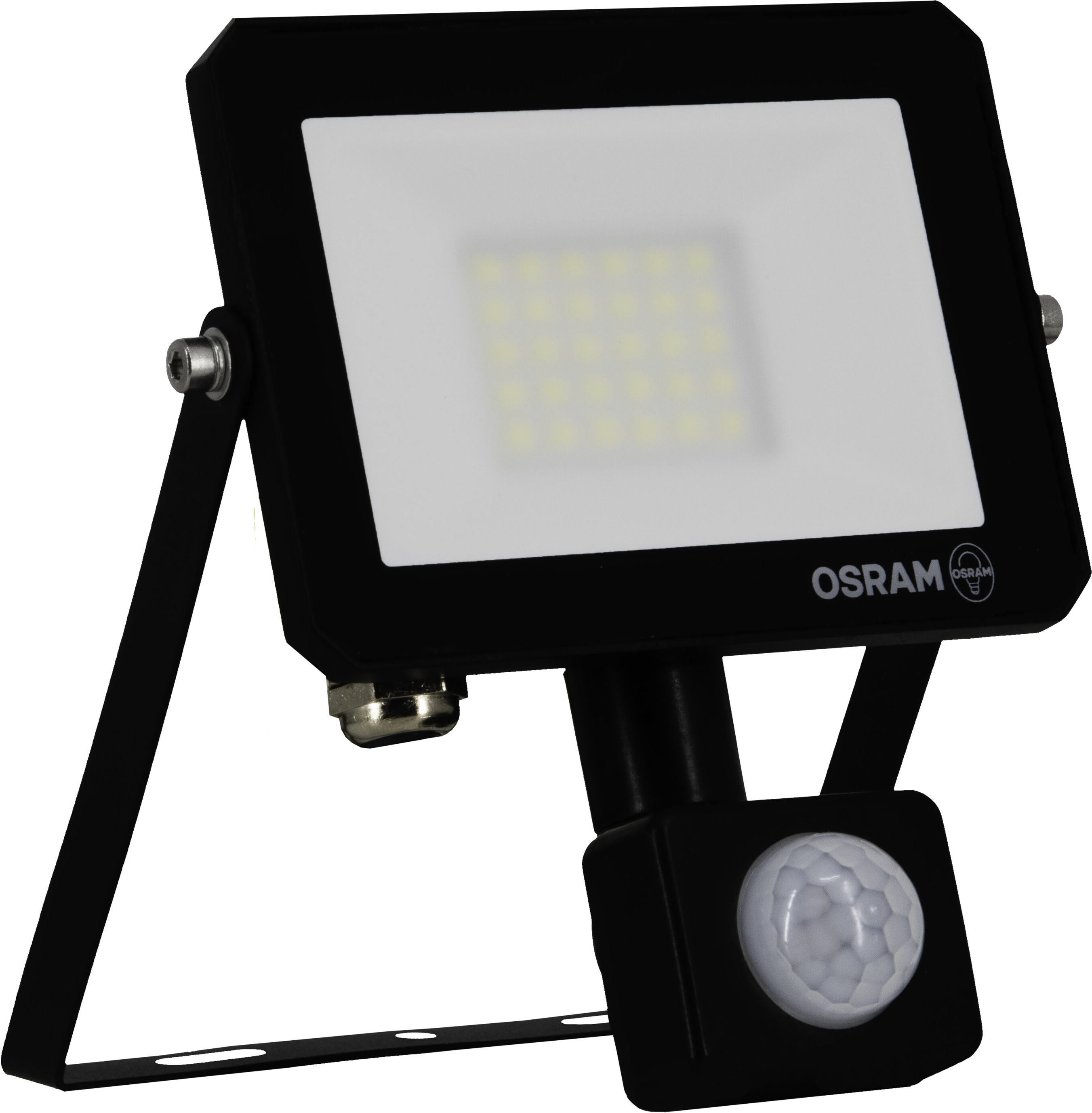OSRAM Floodlight LUX mozgásérzékelős LED reflektor 20W, IP65, melegfehér, fekete (4099854489549)