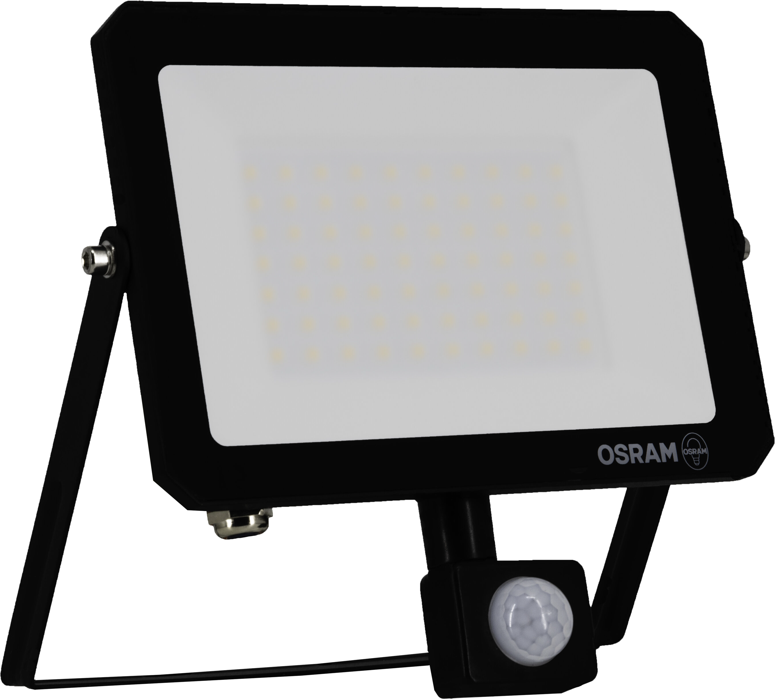 OSRAM Floodlight LUX mozgásérzékelős LED reflektor 50W, IP65, melegfehér, fekete (4099854489808)