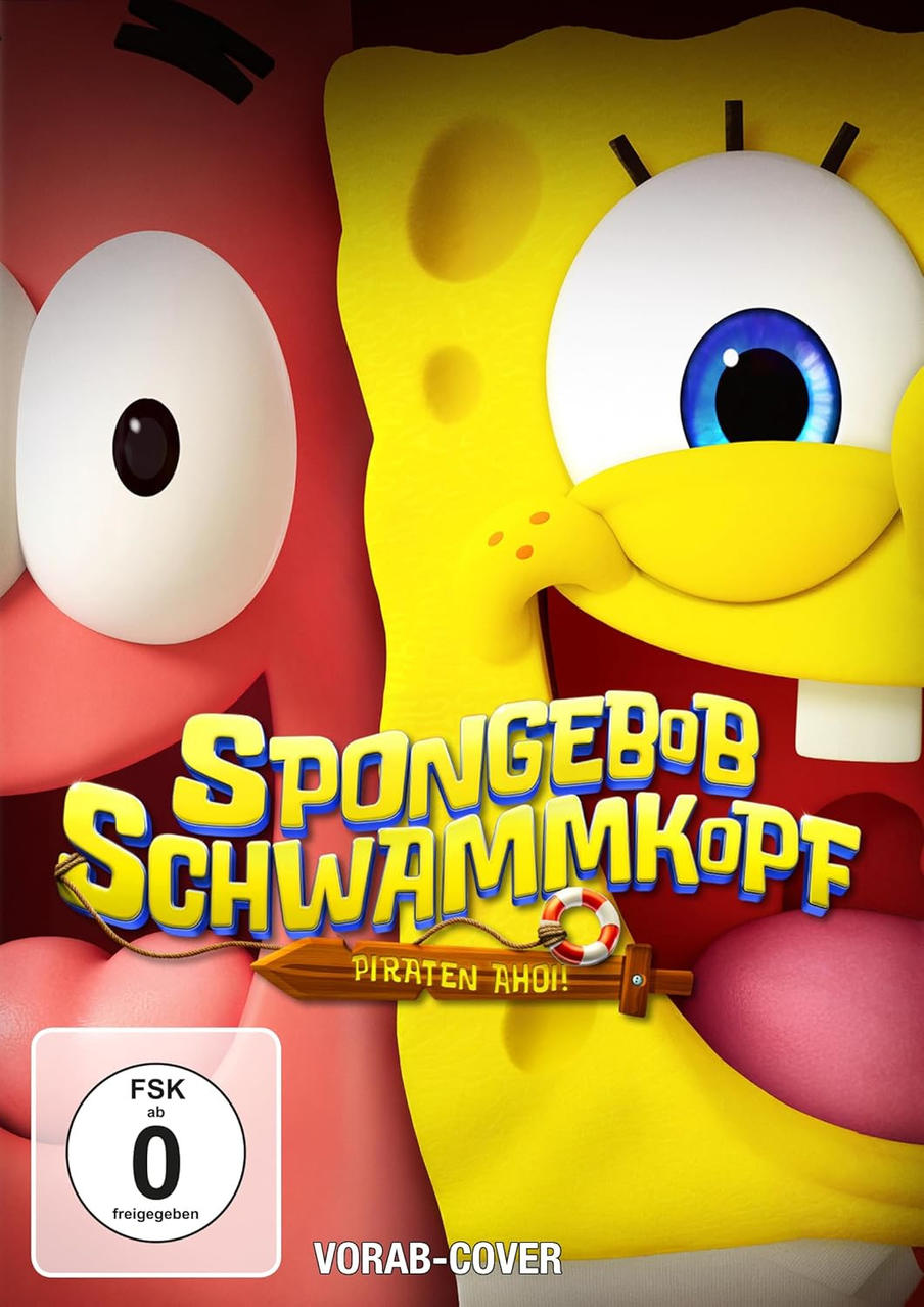SpongeBob und Patrick von SpongeBob Schwammkopf. Titeltext und ein Bewertungssymbol sind ebenfalls sichtbar.
