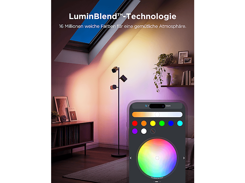 Thumbnail - GOVEE LED Baum Stehlampe unterstützt Weißtöne (z. B. 4000K)