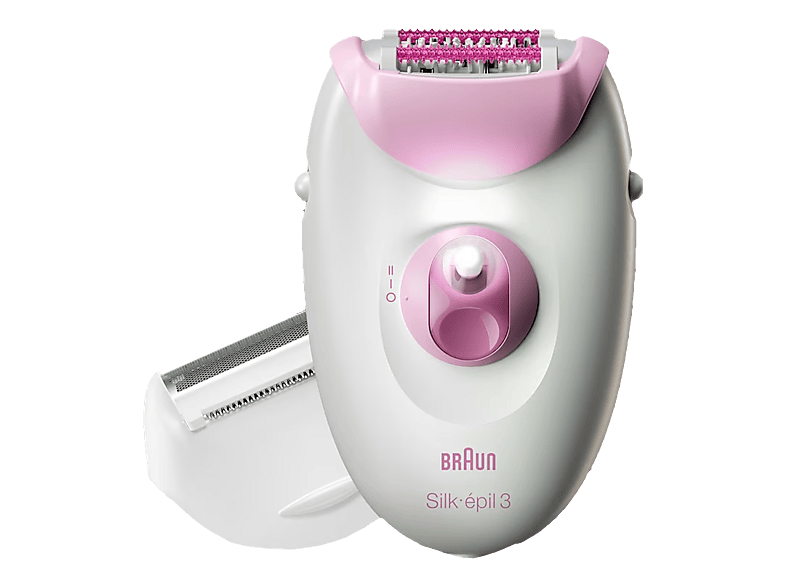 Braun Silk·épil 3, kabelgebundener Epilierer, inklusive Rasieraufsatz und Trimmerkamm