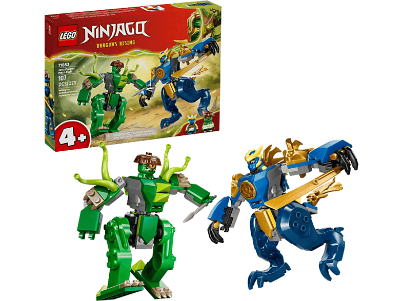 Lego Ninjago Duell mit Jays Drachen-Mech (Ab 4 Jahren) Bausatz