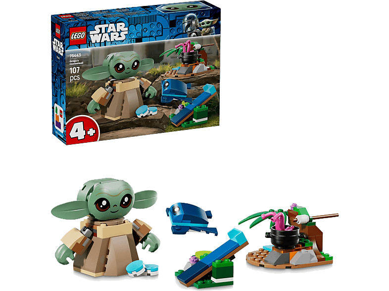 Lego Star Wars 75443 Grogus Zuhause (Ab 4 Jahren) Bausatz