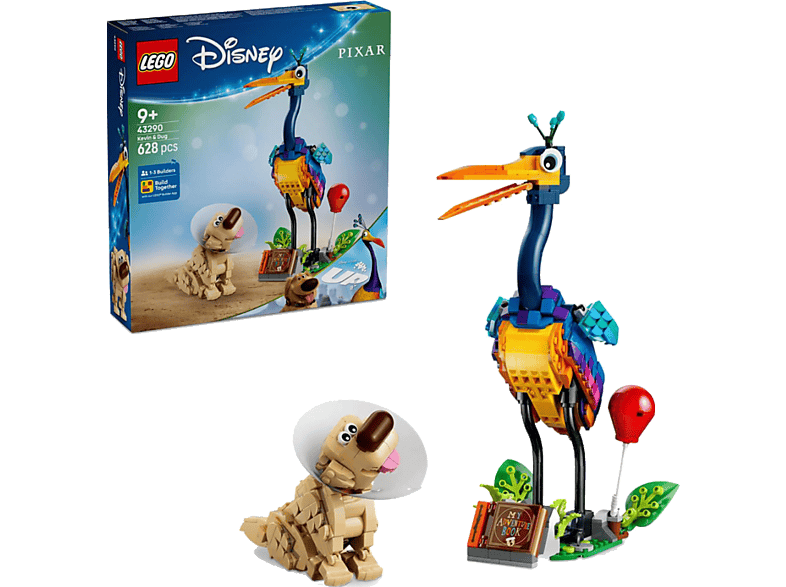 Lego Disney and Pixar 43290 Kevin und Dug (Ab 9 Jahren) Bausatz, Mehrfarbig
