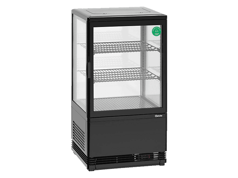 BARTSCHER 700358G Mini-Kühlvitrine 58 L-SW Mini-Kühlvitrine